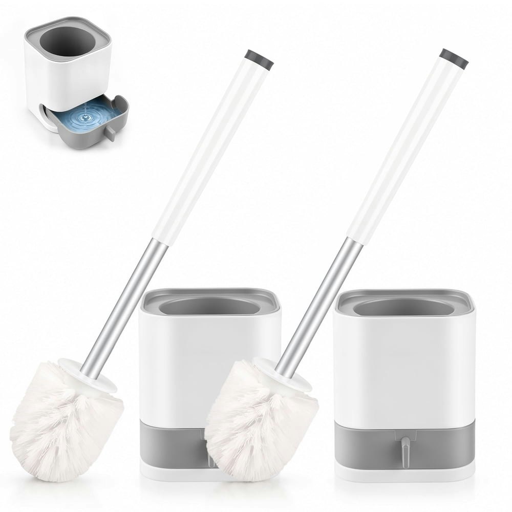 Dsoolo Toilet Bowl Brush and Holder Set 2-Pack: $15.69 Dsoolo Toilet Bowl Brush and Holder Set 2-Pack: $15.69