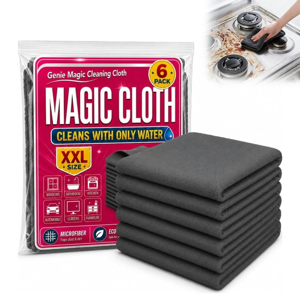 Genie Magic Cleaning Cloth 6-Pack: $14.99 Genie Magic Cleaning Cloth 6-Pack: $14.99