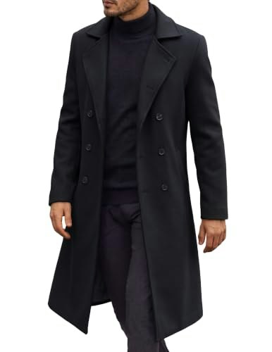 Coofandy Men's Double-Breasted Trench Coat: $49.98 Coofandy Men's Double-Breasted Trench Coat: $49.98