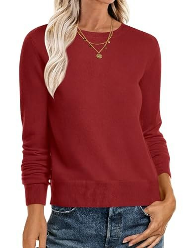 Anrabess Women's Long Sleeve Lightweight Sweater: $23.98