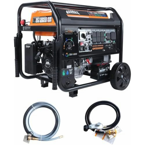 Genmax GM15000ET 15,000W Tri-Fuel Portable Generator: $1,614.99