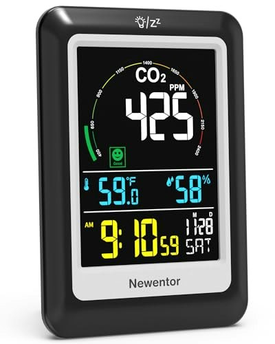 Newentor Indoor Carbon Dioxide Monitor: $45.98 Newentor Indoor Carbon Dioxide Monitor: $45.98