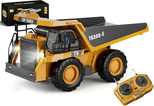 Kidmarkt 9-Channel Remote Control RC Dump Truck: $30.99