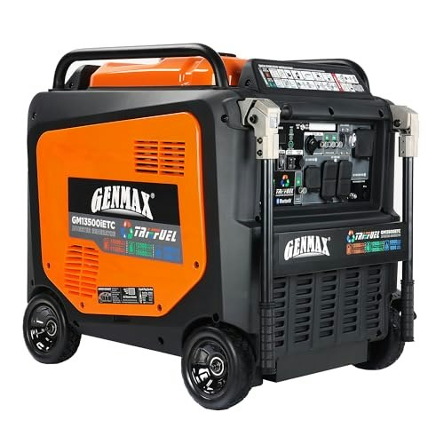 Genmax 13,500W Tri-Fuel Inverter Generator: $2,464.99