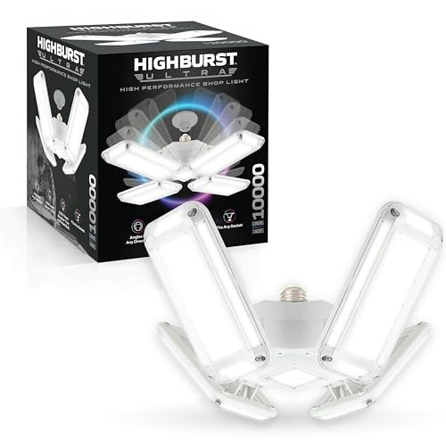 Bell+Howell HighBurst 10,000-Lumen LED Garage Light: $33.99