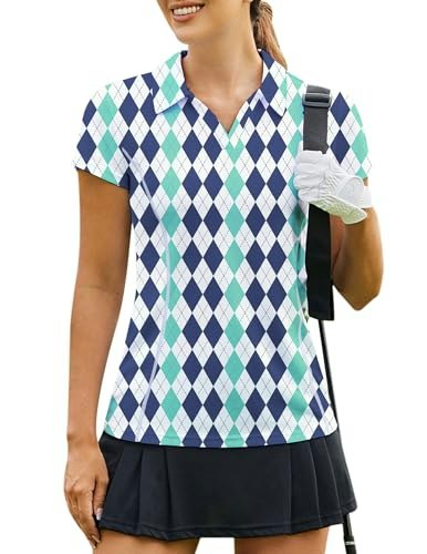 Pinspark Women's Short Sleeve Golf Polo Shirt: $14.98 Pinspark Women's Short Sleeve Golf Polo Shirt: $14.98