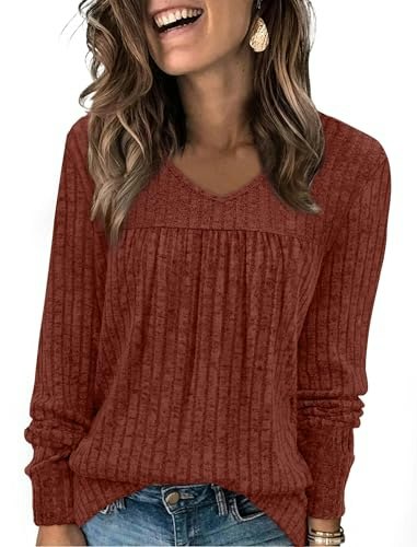 Wiholl Women's Long Sleeve Lightweight Sweater: $12.98