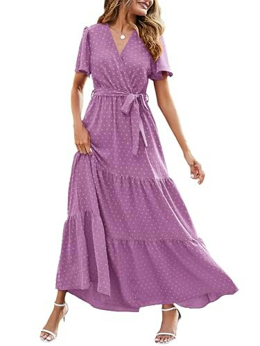 Mascomoda Women's Swiss Dot Maxi Dress: $28.04 Mascomoda Women's Swiss Dot Maxi Dress: $28.04