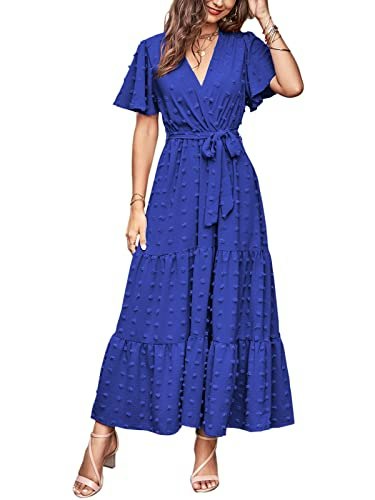 Mascomoda Women's Swiss Dot Maxi Dress: $32.99 Mascomoda Women's Swiss Dot Maxi Dress: $32.99