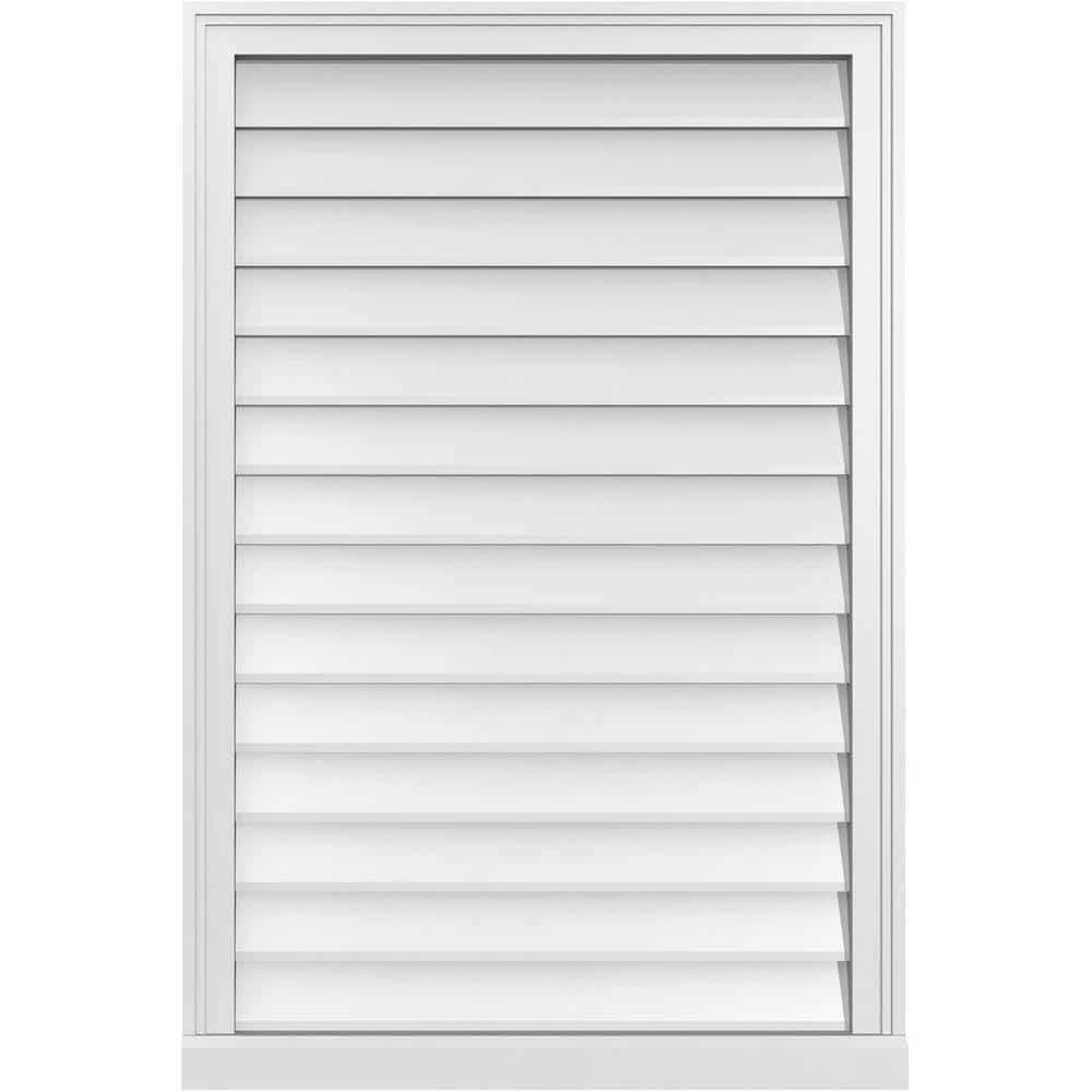 28x42-Inch Vertical Surface Mount PVC Gable Vent: $174.67