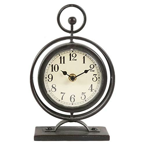 Jumbo Humble 9.5-inch Vintage Metal Desk Clock: $29.99