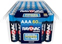 Rayovac Alkaline AAA Battery 60-Pack for $8.78 w/ Sub & Save + free shipping w/ Prime