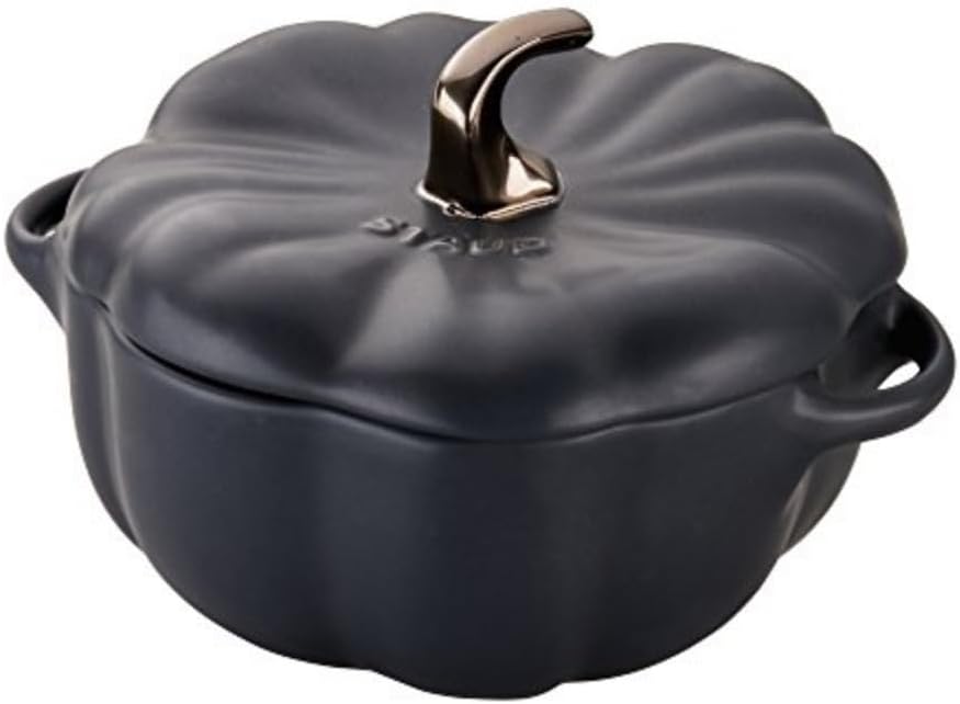 Staub 0.75-Qt. Ceramic Pumpkin Cocotte