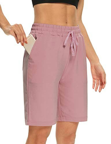 Dibaolong Women's Yoga Bermuda Shorts with Pockets: $14.99