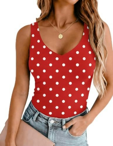 Zeagoo Women's Double Lined V-Neck Tank Top: $16.99 Zeagoo Women's Double Lined V-Neck Tank Top: $16.99