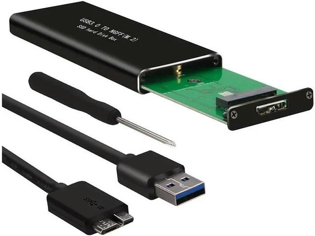 M.2 NGFF to USB 3.0 External SSD Enclosure: $21.89 M.2 NGFF to USB 3.0 External SSD Enclosure: $21.89