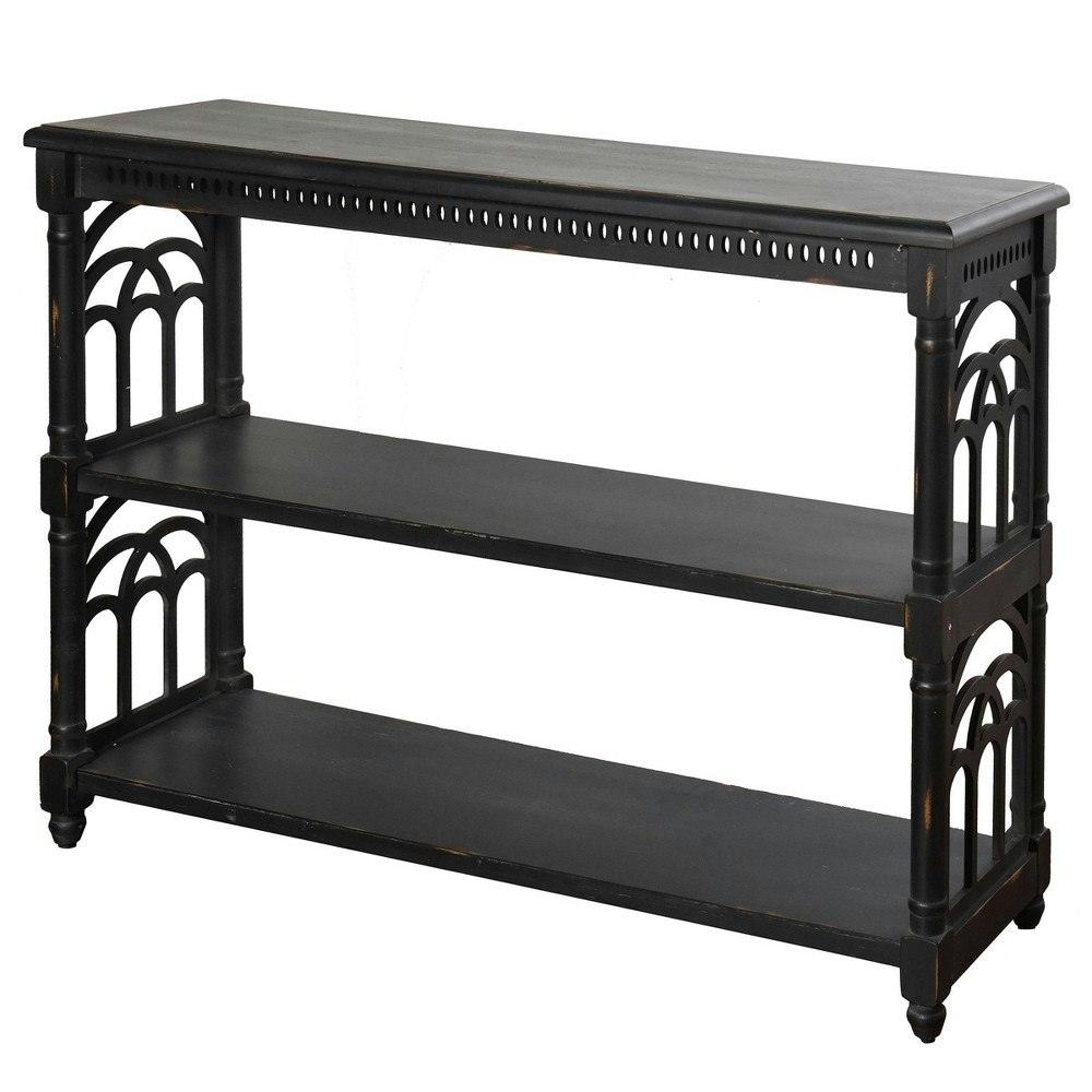 StyleCraft 3-Tier Fir Wood and MDF Console Table: $569.99 StyleCraft 3-Tier Fir Wood and MDF Console Table: $569.99