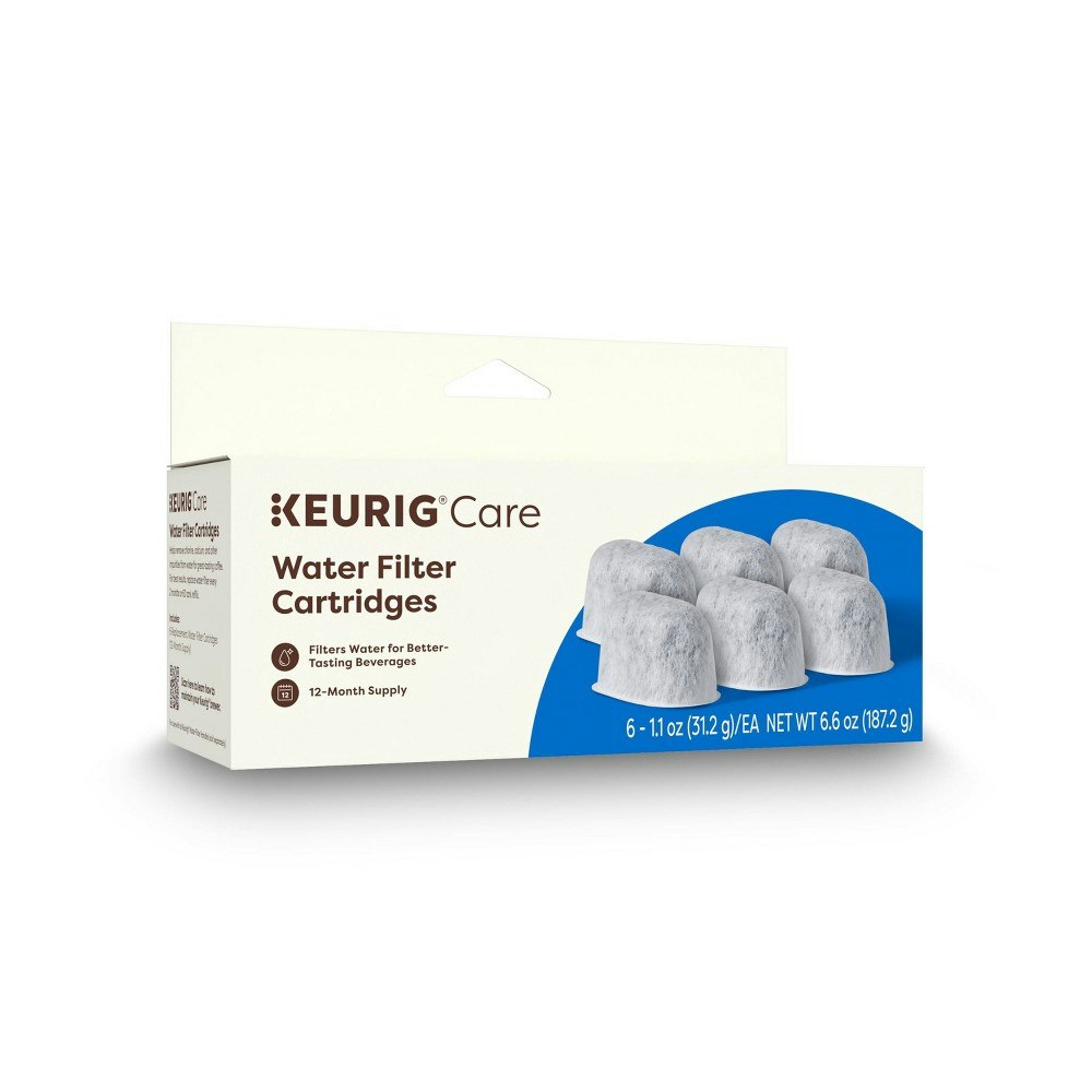 Keurig Water Filter Cartridges 6-Pack: $25.49 Keurig Water Filter Cartridges 6-Pack: $25.49