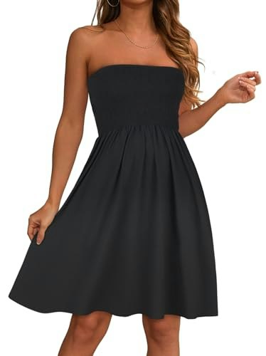 Elescat Women's Strapless Sundress: $14.97 Elescat Women's Strapless Sundress: $14.97