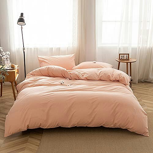 Face Two Face 3-Piece Queen Washed Cotton Duvet Cover Set: $32.29 Face Two Face 3-Piece Queen Washed Cotton Duvet Cover Set: $32.29