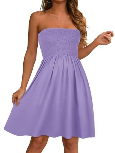 Women's Strapless Summer Sundress: $14.98