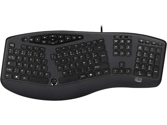 Adesso AKB-160UB Wired Ergonomic Keyboard: $77.98 Adesso AKB-160UB Wired Ergonomic Keyboard: $77.98