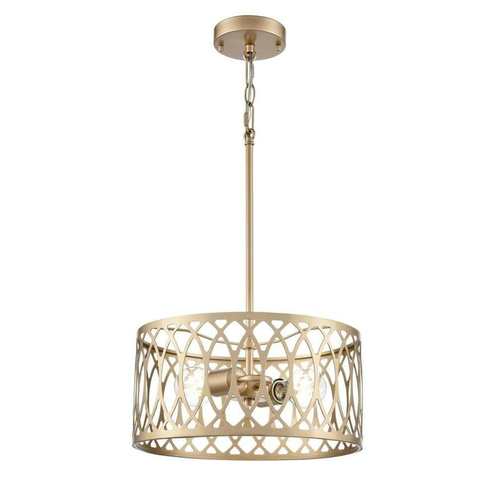 Arelyn 13-Inch 2-Light Modern Gold Pendant Light: $135.92 Arelyn 13-Inch 2-Light Modern Gold Pendant Light: $135.92