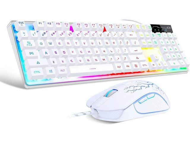 K1 RGB Gaming Keyboard and Mouse Combo: $43.50 K1 RGB Gaming Keyboard and Mouse Combo: $43.50