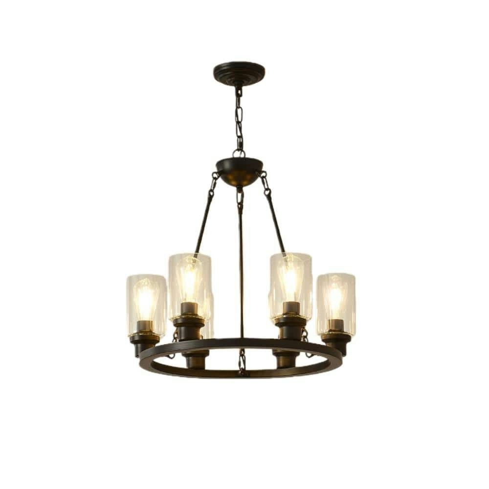 24-inch 6-Light Wagon Wheel Chandelier: $190.09 24-inch 6-Light Wagon Wheel Chandelier: $190.09