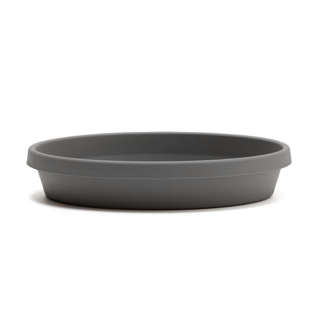Terra 14.75-inch Charcoal Plastic Plant Saucer Tray: $11.80 Terra 14.75-inch Charcoal Plastic Plant Saucer Tray: $11.80