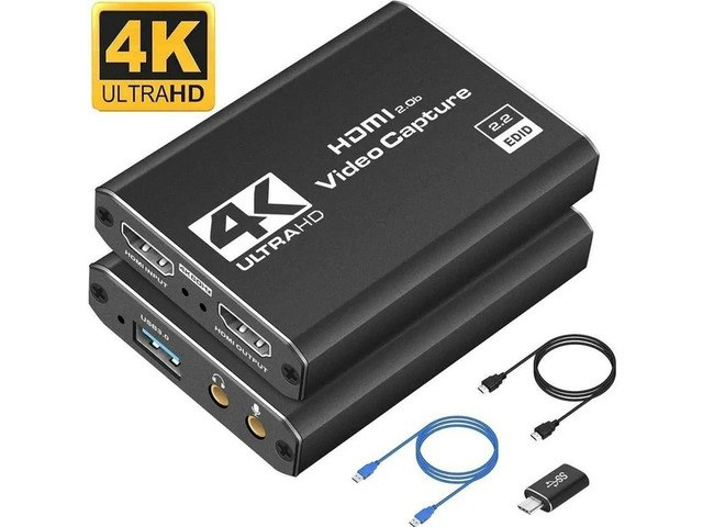 4K 60FPS HDMI to USB Video Capture Card: $38.39 4K 60FPS HDMI to USB Video Capture Card: $38.39