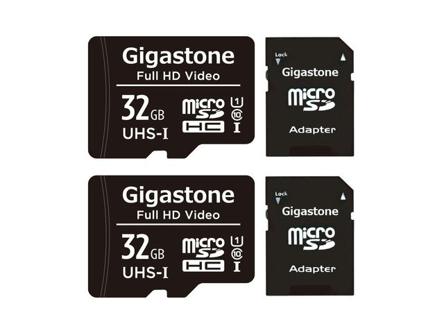 Gigastone 32GB Micro SD Card 2-Pack: $49.98 Gigastone 32GB Micro SD Card 2-Pack: $49.98