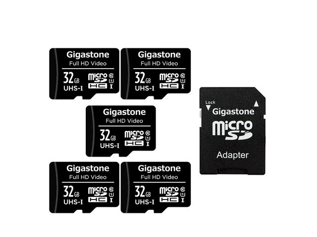 Gigastone 32GB Micro SD Card 5-Pack: $83.98