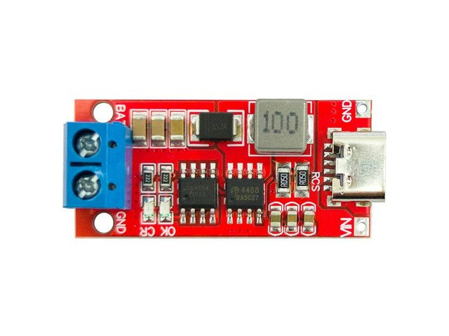3S Type-C to 12.6V Boost Lithium-Ion Battery Charger Module 2-Pack: $23.69 3S Type-C to 12.6V Boost Lithium-Ion Battery Charger Module 2-Pack: $23.69