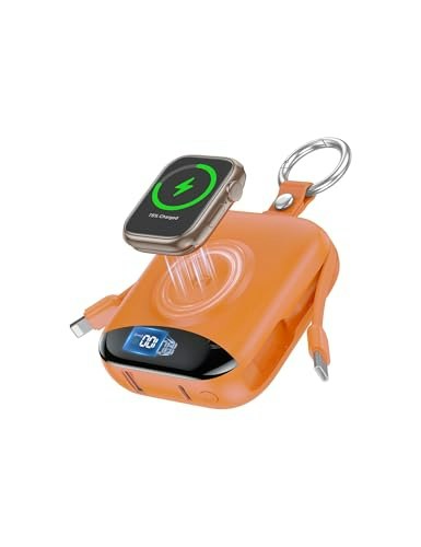 Citicr 10,000mAh Portable Charger with Built-in Cables and Watch Charger: $27.98 Citicr 10,000mAh Portable Charger with Built-in Cables and Watch Charger: $27.98
