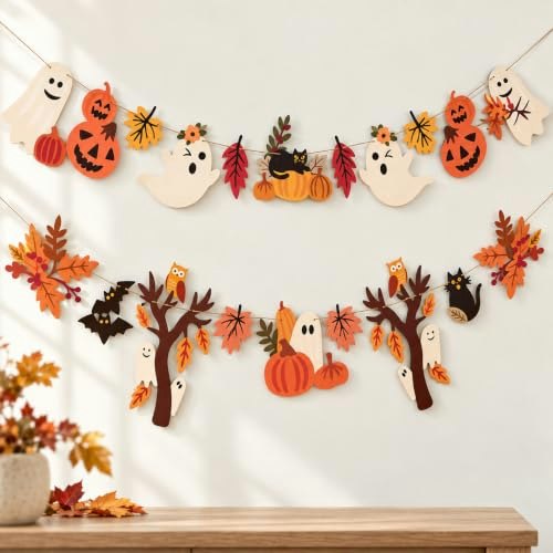 Halloween Ghost and Pumpkin Garland 2-Pack: $12.98 Halloween Ghost and Pumpkin Garland 2-Pack: $12.98