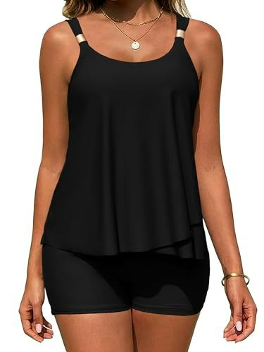 Arolina Women's High-Waisted Tankini Swimsuit: $22.98 Arolina Women's High-Waisted Tankini Swimsuit: $22.98