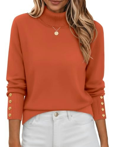 Zeagoo Women's Turtleneck Long Sleeve Sweater: $28.49 Zeagoo Women's Turtleneck Long Sleeve Sweater: $28.49