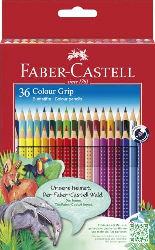 Faber-Castell Colour Grip Water-Soluble Pencils 36-Count: $29.82 Faber-Castell Colour Grip Water-Soluble Pencils 36-Count: $29.82