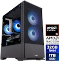 ABS Cyclone Ruby Ryzen 5 9600X Gaming Desktop PC for $1,600 + free shipping