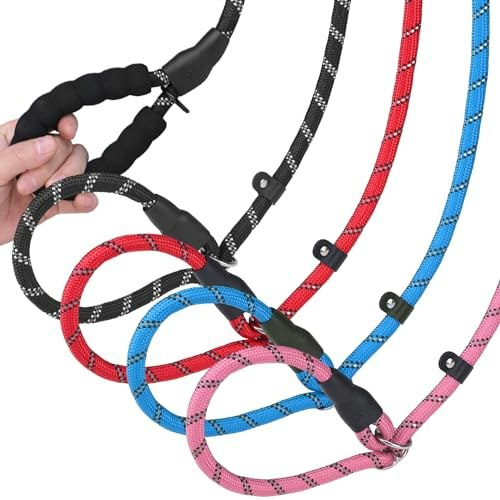 Homimp 6-Foot Slip Lead Dog Leash 4-Pack: $21.99