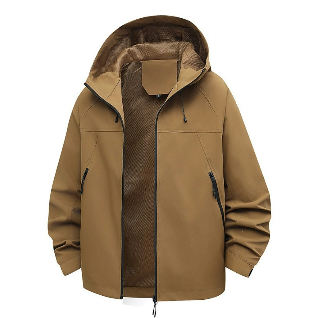 Men's Windbreaker Hooded Jacket: $18
