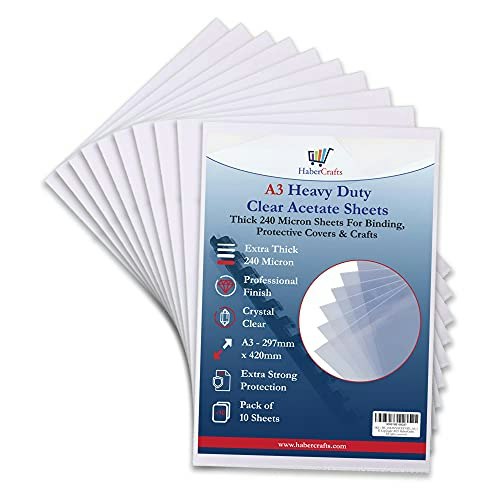 A3 Acetate Sheets 10-Pack: $23.86 A3 Acetate Sheets 10-Pack: $23.86