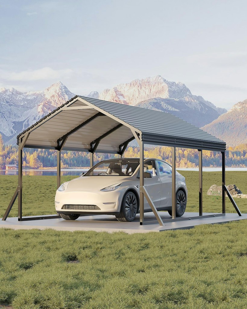 Garvee 10x15x9-Foot Metal Carport: $450