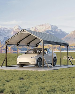 Garvee 10x15x9-Foot Metal Carport for $450 + free shipping
