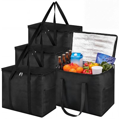 Insulated Reusable 30L Grocery Bags 2-Pack for $10 + free shipping w/ Prime