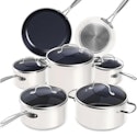Nuwave Duralon Ceramic Nonstick 12-Piece Cookware Set for $170 w/ Prime + free shipping