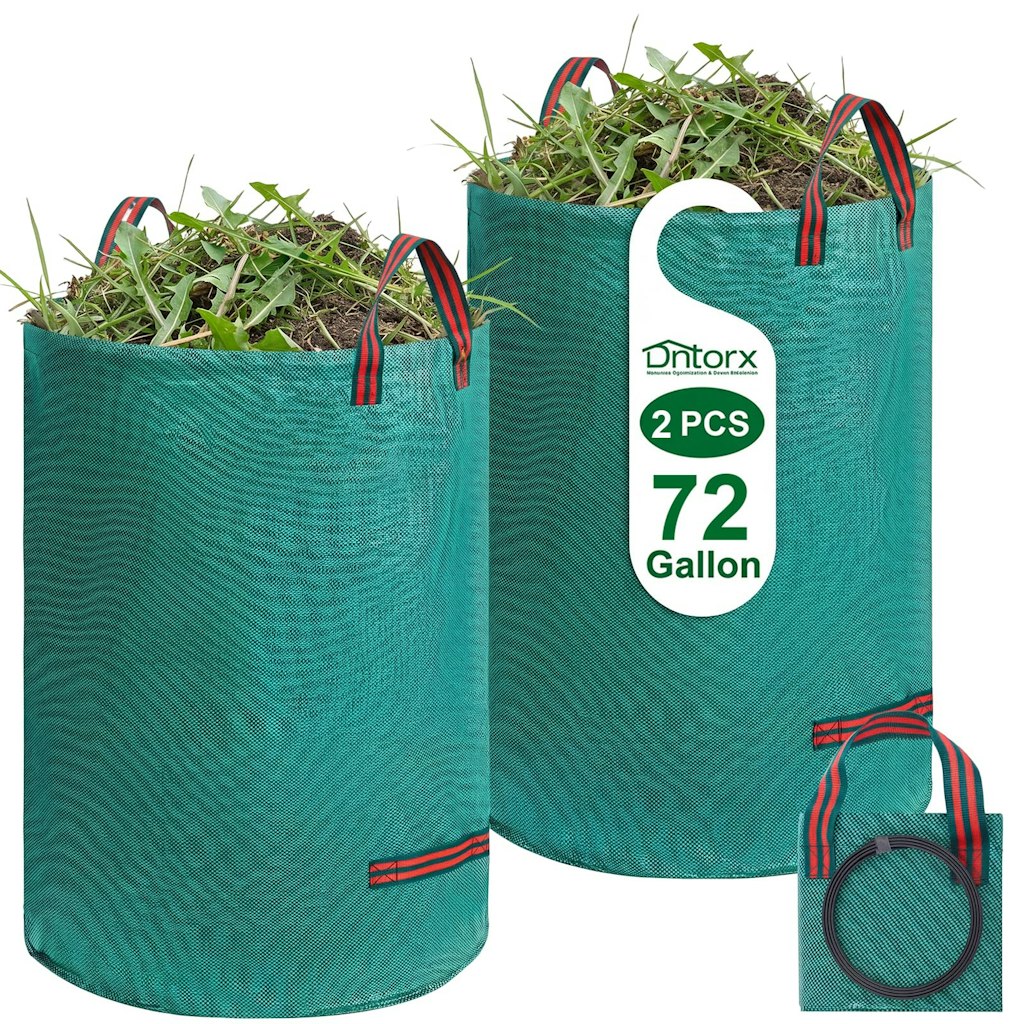 72-Gallon Reusable Yard Waste Bags 2-Pack: $12