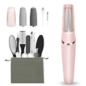 Haootadiy Electric Foot Callus Remover Pedicure Kit for $11 + free shipping w/ Prime