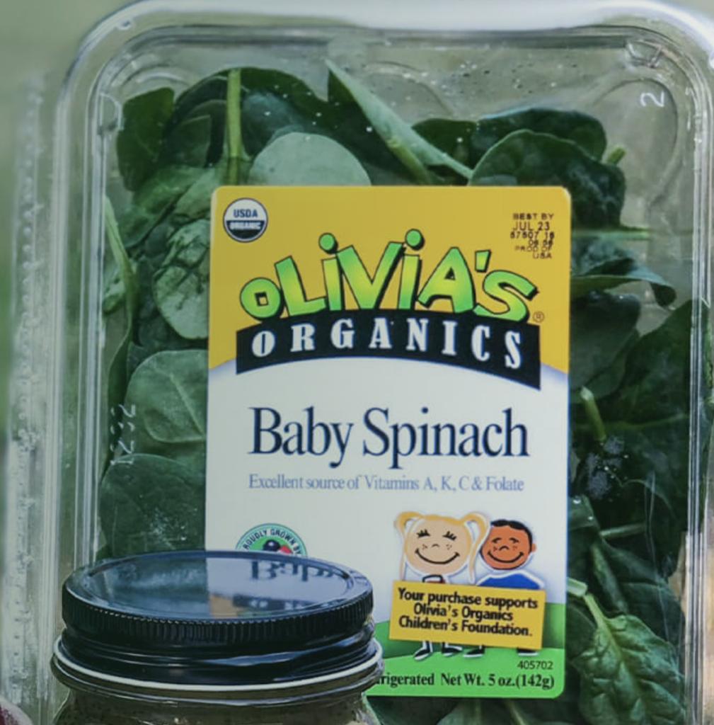 Olivia's Organics Salad: Free w/ newsletter sign up Olivia's Organics Salad: Free w/ newsletter sign up